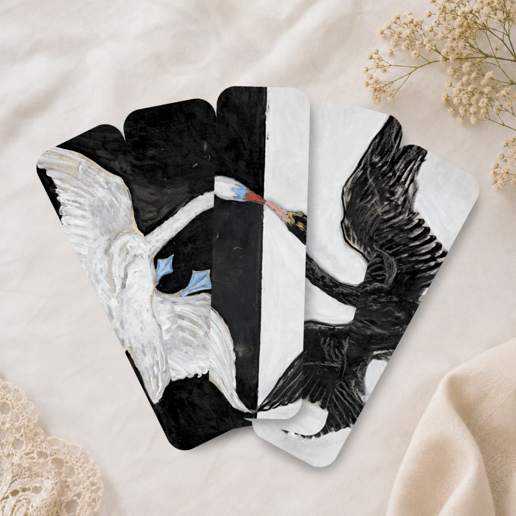 The Swan by Hilma af Klint Bookmarks Set of 5