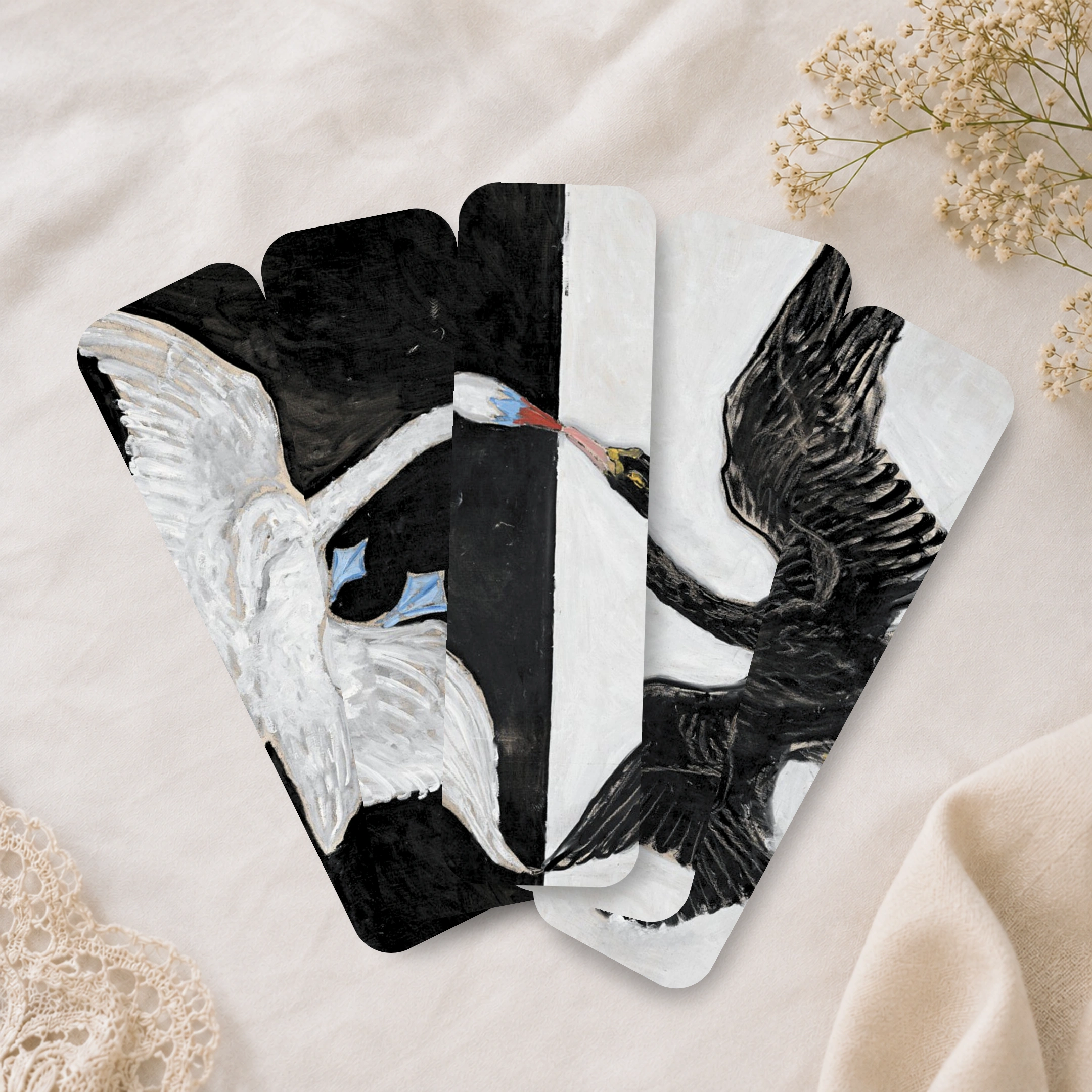 The Swan by Hilma af Klint Bookmarks Set of 5