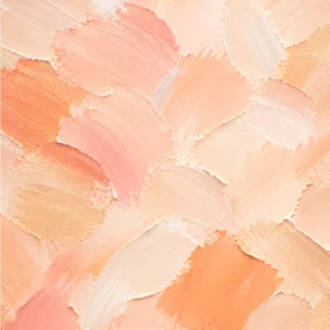 Apricot Canvas Envelope Liner Template featuring hand-painted peach, apricot, cream, and warm beige brushstrokes for elegant wedding invitations.